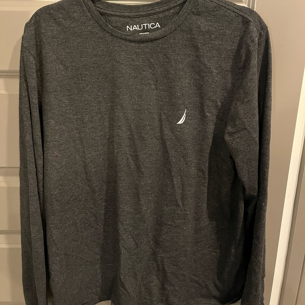 Mens medium nautica long sleeve shirt